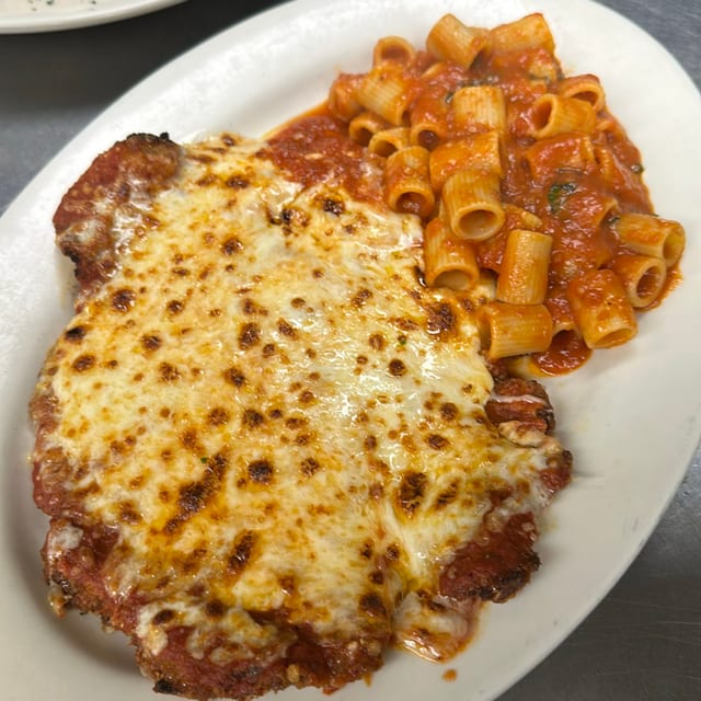 Veal Parmigiana.