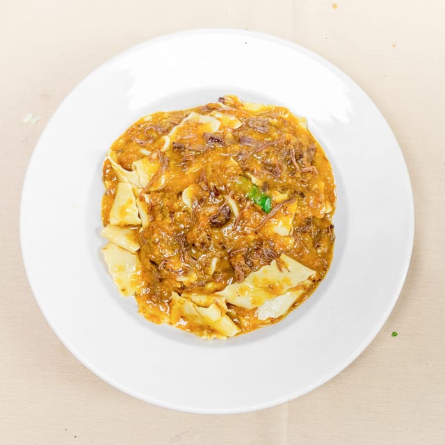 Homemade Pappardelle.