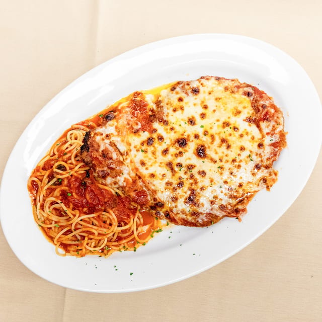 Veal Parmigiana.