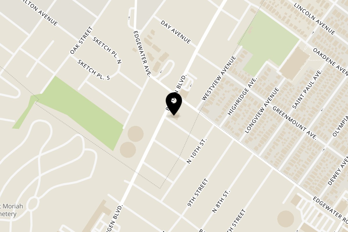 Map showing the location of Tutto A Modo Mio on 482 Bergen Blvd in Ridgefield